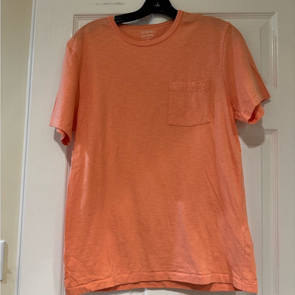 J. Crew Men's Coral Short Sleeve Tee